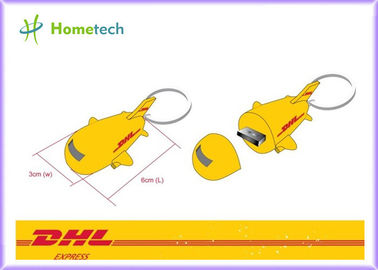 Flugzeugform Karikatur fertigte USB-Blitz-Antriebs-Weichgummi für Jungen 4GB/8GB besonders an