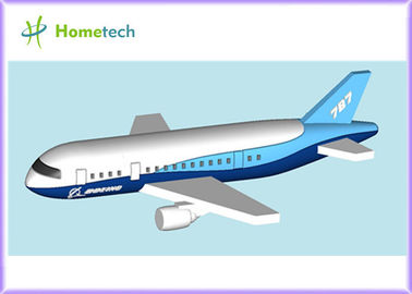 8GB fertigte Hochgeschwindigkeitsform des flugzeug-787 USB-Blitz-Antriebs-/USB-Schlüssel-4GB Flugzeug besonders an