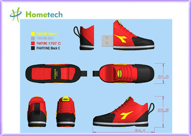 Roter Turnschuh formte Blitz-Antriebs-Sportschuhe USB-Schlüssel 4GB/8GB kundengebundene USB/kundenspezifischen USB-Stick 2GB -8GB