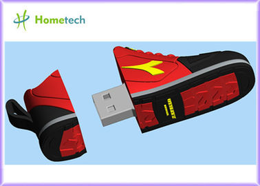 Logostock usb-Blitz-Antrieb der fördernden PVCgummisportschuhe der Geschenke kundenspezifischen weichen kundenspezifischer