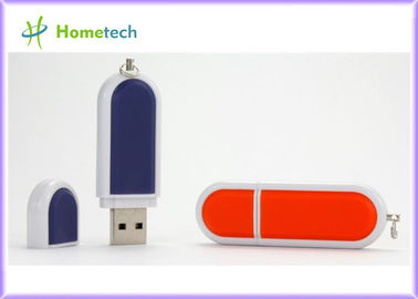 BLAUES/ORANGE Plastik-USB-Blitz-Antrieb 2,0 USB-Gedächtnis mit Chip des Grades A
