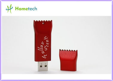 Rote Plastik-USB-Blitz-Antrieb 512MB 1GB ABS für Geschenk, kühler usb haftet