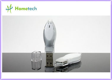 Weißer Plastik-USB-Blitz-Antrieb, Supergeschwindigkeit USB-Blitzstock usb 3,0