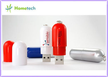 Nette Kapsel Plastik-USB-Blitz-Antrieb 32gb greller Antrieb usb 2,0/tragbarer Daumen usb-Blitz-Antrieb