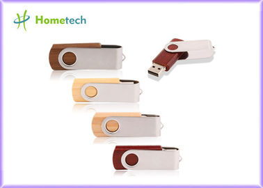 Verdrehen Sie hölzerner Memorystick USB-Blitz Antrieb personifizierten LOGO Schwenker-4GB 8GB 16GB 32G