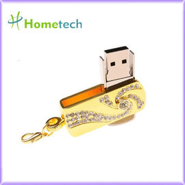 USB-Stick-Memorystick-Goldedelstahl-Drehschlüsselanhänger 8gb 16gb Pendrive 32gb