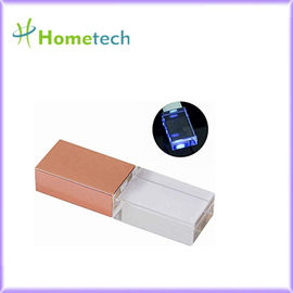 Transparenter Kristall-USB Blitz-Antrieb USBs 2,0 32GB