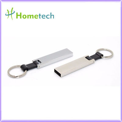 Wasserdichter greller Hochgeschwindigkeitsantrieb USBs 64 GB-Daumen 128GB USB-Memorystick Metall FCC 15MB/S mit Keyholder