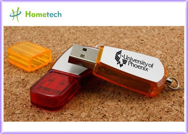 Fertigte roter Plastik personifizierter usb-Blitz-Antrieb, Büro usb-Schlüssel besonders an