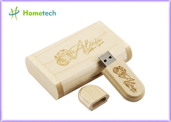 Hölzerne fördernde Usb-Memorysticks 8gb für Hochzeits-Geschenk