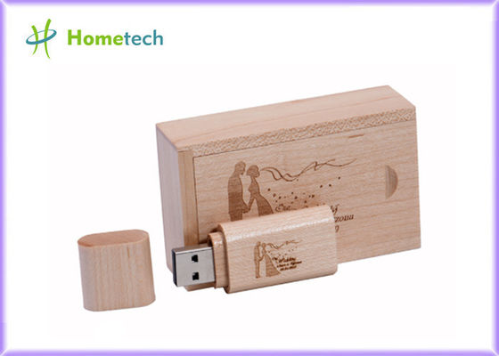 Eco freundliches hölzernes personifiziertes USB haftet 8GB USB 3,0 für Fotografen