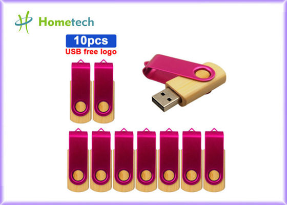 USB 2,0 3,0 Metall- Bambus- hölzerner USB-Stock Hochgeschwindigkeits-Logo Customized Eco Friendly