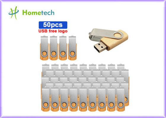 Faltende Torsion hölzernes USB Pen Drive 2,0 3,0 Schwenker 1 GBs 4 GB 8GB 16GB 32GB