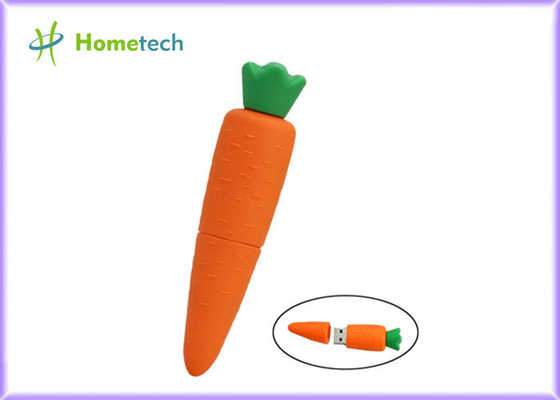 Karikatur-Karotten-Frucht-Gemüse formt Usb C Pendrive 8Gb 16Gb 32Gb Usb 2,0