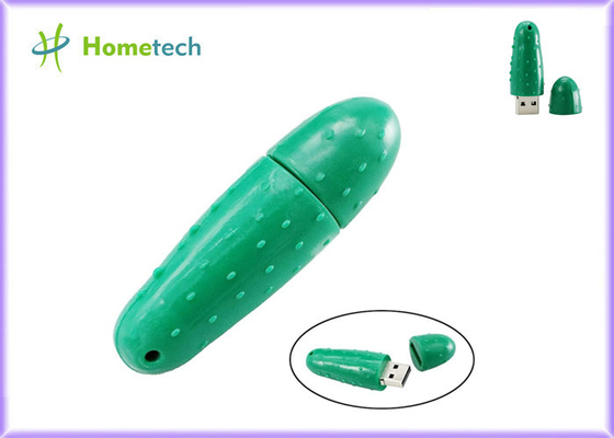 Gurke formen USBs 2,0 Grünfarbe des Gedächtnis-grelle Antriebs-8GB