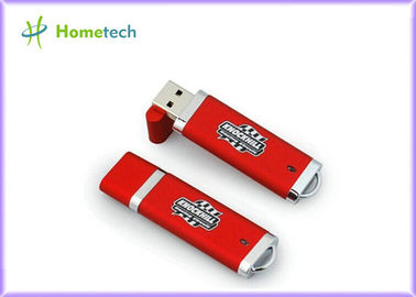 Dauerhaftes Rechteck Plastik-USB-Blitz-Antriebs-Rot mit Windows 98