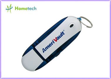 Dauerhafter dunkelblauer Plastik-USB-Blitz-Antrieb, USB-Flash-Speicher-Stock