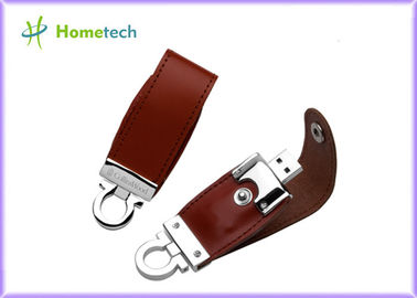 Brown/Schwarzes kundengebundener lederner Usb-Blitz fährt 1GB, 2GB, 8GB