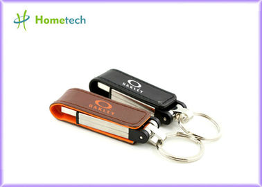Schwarze/Rote/Gelb lederne hohe Geschwindigkeit USBs greller Scheiben-1GB 2GB