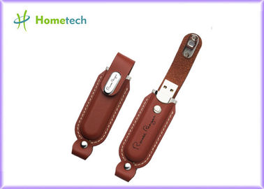 Tragbarer kreativer lederner USB-Stock/-SCHWARZES lederne USB-Gedächtnis-Scheibe