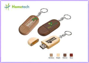 Kundenspezifische umweltfreundliche hölzerne USB-Blitz-Antriebe mit Logo-Drucken